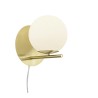 Aplique de Pared Trio Pure Bronce Blanco