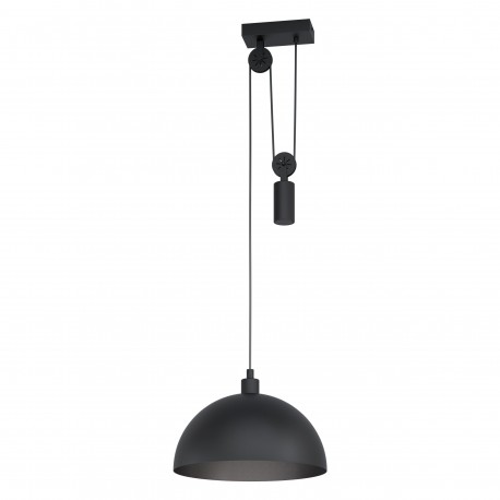 Lámpara Colgante Eglo Winkworth 1 Negro LED E27