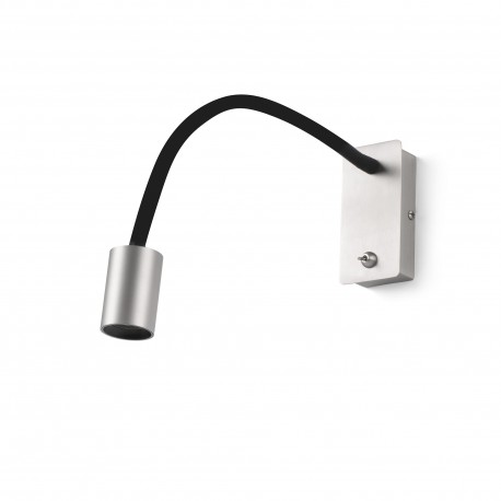 Aplique de Pared Led Faro Leser Níquel 5W Luz Cálida