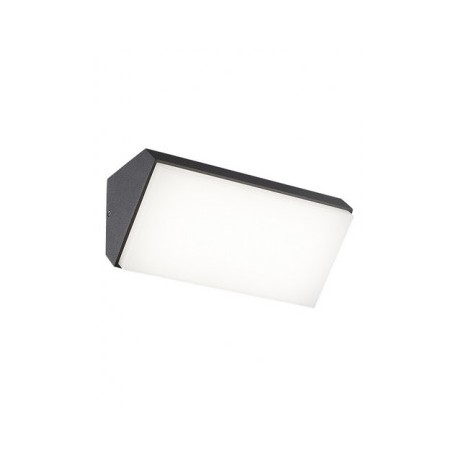 Aplique de Pared Mantra Solden Horizontal Negro Led 9w