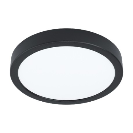 Downlight Superficie LED Eglo Fueva 5 Redondo Negro Luz Neutra 16.5W