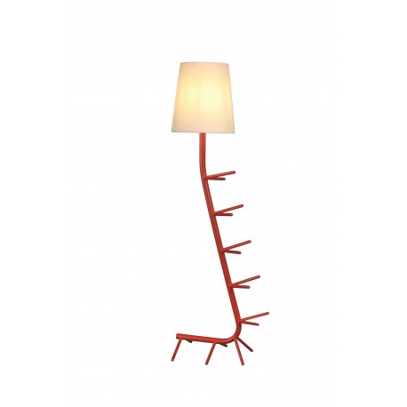 Lámpara de Pie Centipede Mantra Rojo E27