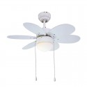 Ventilador de Techo Sulion Rainbow Blanco/Pino lavado Palas Reversibles