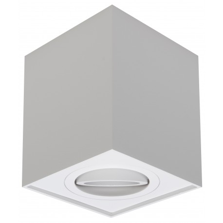 Foco Halógeno GU-10 Superficie Alverlamp Blanco Cuadrado 9.6cm