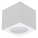 Foco Halógeno GU-10 Superficie Alverlamp Blanco Cuadrado 8cm