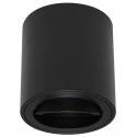 Foco Halógeno GU-10 Superficie Alverlamp Negro Redondo 8cm