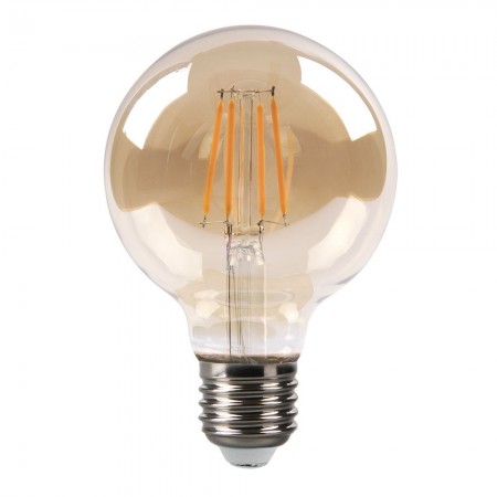 Bombilla Led Globo E27 4W 1800K Regulable Negra