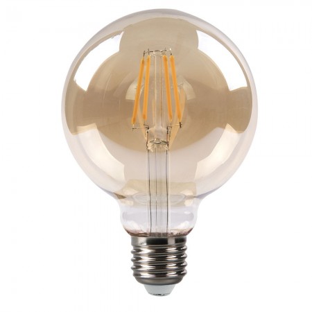 Bombilla LED Vintage Globo con Filamento 8W E27 95mm