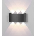 Aplique de Pared para Exterior LED Mantra Arcs Gris Oscuro Cálida 6W