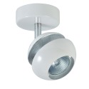 Foco Fabrilamp Beethoven Blanco/Plata Orientable 1xGU10