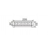 Projecteur linéaire Rail monophasé Rotatif LED Zahora Noir 10W