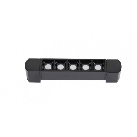 Projecteur linéaire Rail monophasé Rotatif LED Zahora Noir 10W