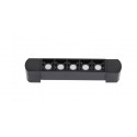 Projecteur linéaire Rail monophasé Rotatif LED Zahora Noir 10W