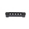 Projecteur linéaire Rail monophasé Rotatif LED Zahora Noir 10W
