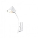 Aplique de Pared LED Mantra Capuccina 7W Blanco