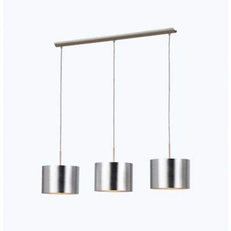 Saganto Eglo Suspension Linéaire 3xE27 Argent