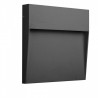 Aplique de Pared para Exterior LED Mantra Baker Gris Oscuro 3W