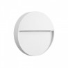 Aplique de Pared para Exterior LED Mantra Baker Redondo Blanco 3W