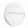 Aplique de Pared para Exterior LED Mantra Baker Redondo Blanco 6W