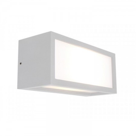 Aplique de Pared para Exterior LED Mantra Utah Blanco 1xE27