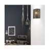 Aplique pared Grasse Negro-Oro 1 X 60W E-27