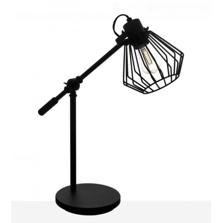Lámpara de Sobremesa Eglo Tabillano LED Acero Negro 1xE27