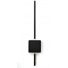 Plafón de Techo o Pared Eglo Sarginto 6.3W 950lm 3000k Cuadrado Negro