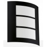 Aplique de Pared Exterior Eglo City Negro 1xE27