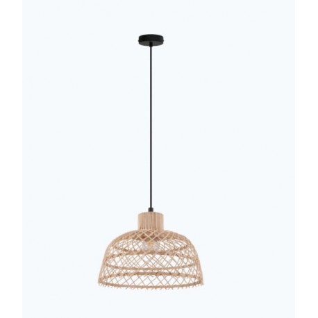 Lámpara Colgante Eglo Vintage Ausnby LED Madera 1xE27 37cm