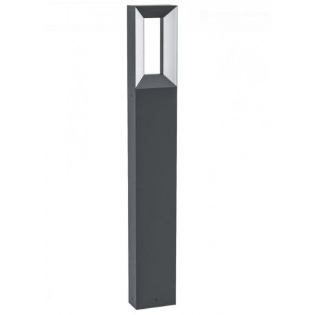 Baliza Exterior Grande LED Eglo Riforano Negro 2x5W