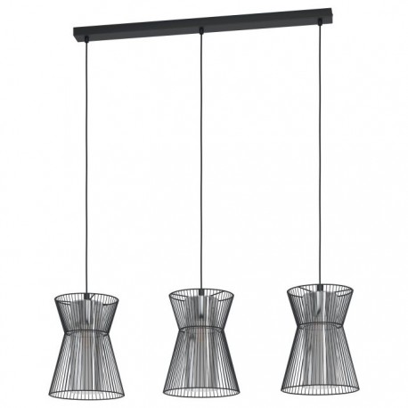 Suspension linéaire EGLO Maseta 3xE27 Noir