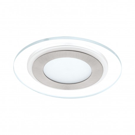 Downlight Empotrable LED Eglo Pineda 1 Blanco Níquel Luz Cálida 12W