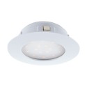 Lámpara Empotrable de Exterior LED Eglo Pineda Blanco Luz Cálida 11W