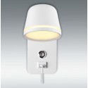 Aplique de Pared MARS 7W LED-USB CCT Variable Blanco