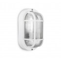 Aplique de Pared Exterior Oval Blanco IP54