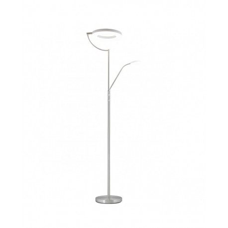 Lampadaire Alemar Rieti Nickel Satin LED 26W+3W 4000K