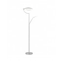 Lampadaire Alemar Rieti Nickel Satin LED 26W+3W 4000K