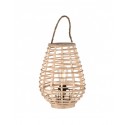 Lámpara Sobremesa Picardo Natural Rattan Boho 1xE27