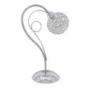 Lampe de Table Lyon Chrome metal tulip 1 Light