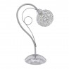 Lampe de Table Lyon Chrome metal tulip 1 Light