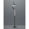 Led Lampadaire Trio Course Noir 1xSMD LED 11W 3000k