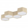 Plafond Eglo Mirlas Madera 4xE27