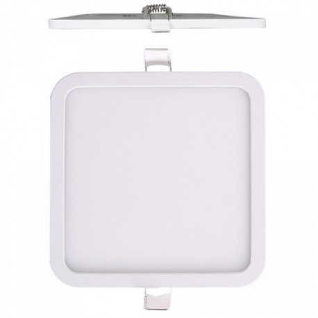 Downlight LED Empotrable LED Mantra Saona Empotrable Blanco Mate Cuadrado Luz Cálida 24W