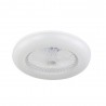 Plafón de Techo Ventilador Fabrilamp Peri Blanco Regulable con mando