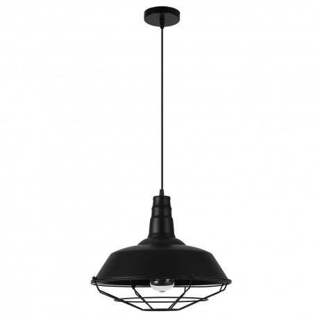 Lámpara Colgante Fabrilamp Flamenco Negro 1xE27