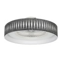 Plafón de Techo Ventilador Fabrilamp Piron Blanco/Madera negra