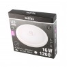 PLAFON LED SUPERFICIE REDONDO CON SENSOR BLANCO 16W LUZ NEUTRA