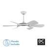 Ventilador de Techo Fabrilamp Oriel Blanco 107cm 6 Palas