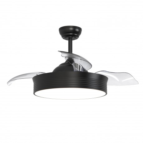 Ventilateur de plafond SULION Bombay L DC Motor Noir Ø107cm