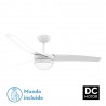 Ventilador de Techo Fabrilamp Kusi Blanco 107 cm 3 Palas 2xE27